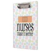 Krankenschwestern machen es besserer, niedlicher klemmbrett (Links)