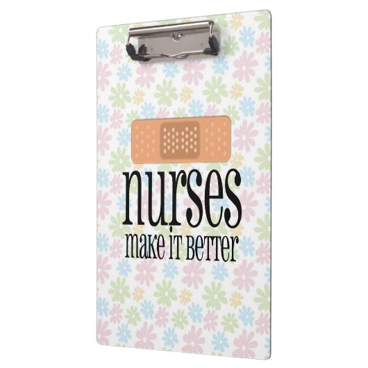 Krankenschwestern machen es besserer, niedlicher klemmbrett (Links)