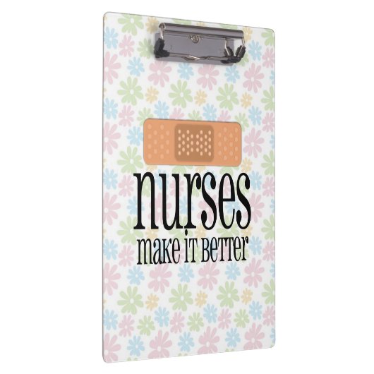 Krankenschwestern machen es besserer, niedlicher klemmbrett (Rechts)