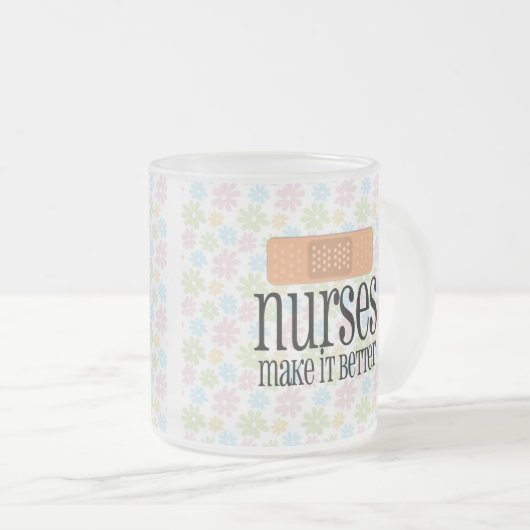Krankenschwestern machen es besserer, niedlicher mattglastasse (VorderseiteRechts)