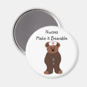 Krankenschwestern machen es erträglich magnet (Vorderseite/Rückseite)