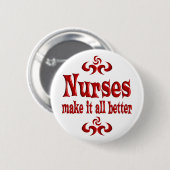 KRANKENSCHWESTERN MACHEN ES GANZ BESSER BUTTON (Vorne & Hinten)
