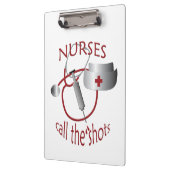 Krankenschwestern nennen die Krankenversicherung Klemmbrett (Links)