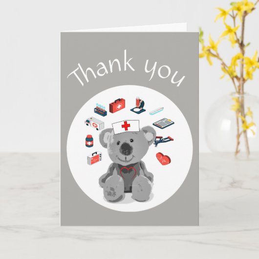 Krankenschwestern oder medizinisches Personal Viel Karte (Gelbe Blume)