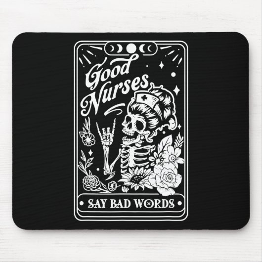 Krankenschwestern sagen schlechte Worte Funny Nurs Mousepad (Vorne)