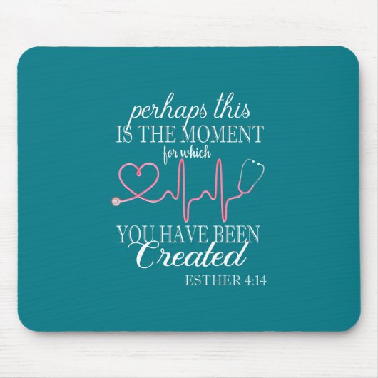 Krankenschwestern schufen Moment Ruth Nurse Segen Mousepad (Vorne)