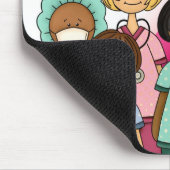 Krankenschwestern sind alle Herz. Geschenk Mousepad (Ecke)