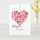 Krankenschwestern sind alle Krankenschwestern Tage Karte (Gelbe Blume)