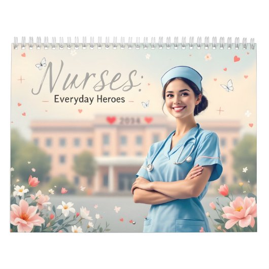 Krankenschwestern sind alltägliche Helden Kalender (Titelbild)