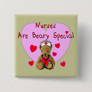 Krankenschwestern sind BEARY spezielle Button