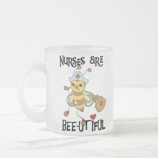 Krankenschwestern sind Biene-utiful Tasse (Links)