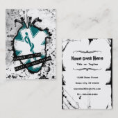 Krankenschwestern sind das anatomische Herz des Ge Visitenkarte (Vorne/Hinten)