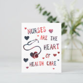 Krankenschwestern sind das Herzstück des Gesundhei (Stehend Vorderseite)