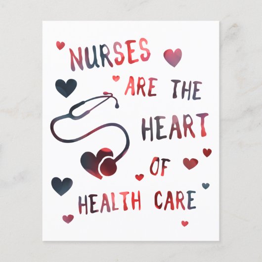 Krankenschwestern sind das Herzstück des Gesundhei (Vorderseite)