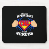 Krankenschwestern sind die wahren Superhelden, die Mousepad (Vorne)
