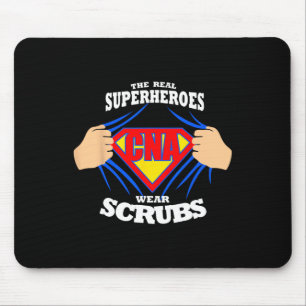 Krankenschwestern sind die wahren Superhelden, die Mousepad