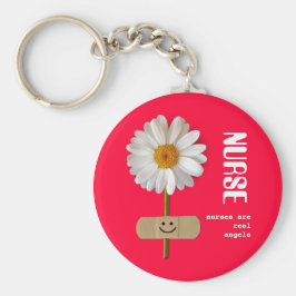 Krankenschwestern sind echte Engel. Lächelnder Dai Schlüsselanhänger