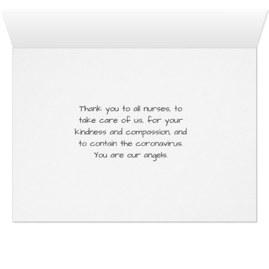 Krankenschwestern sind Engel (Innenansicht Horizontal (Unten))