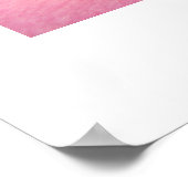 Krankenschwestern sind Engel! Kunst druckt rosa Poster (Ecke)