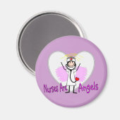 Krankenschwestern sind Engel Magnet (Vorderseite/Rückseite)