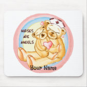 Krankenschwestern sind Engel Mousepad (Vorne)