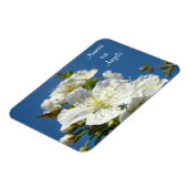 Krankenschwestern sind Engelmagnete Blue Sky Cherr Magnet (Linke Seite)