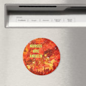 Krankenschwestern sind Engelmagnete Orange Rote He Magnet (In Situ (Geschirrspüler))