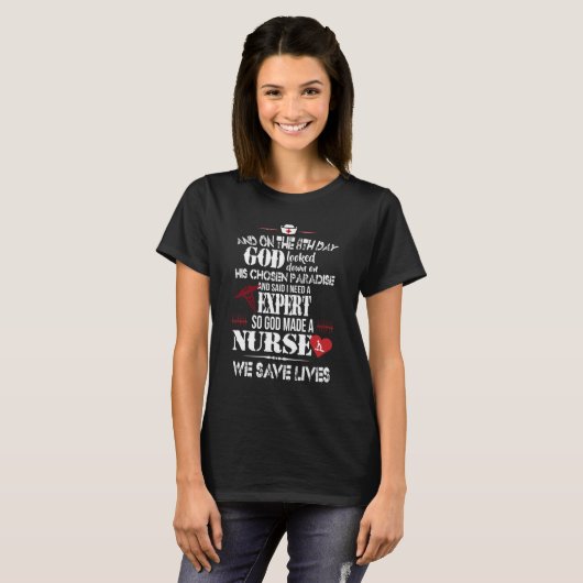 Krankenschwestern sind Experten T-Shirt (Vorne ganz)