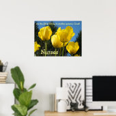 Krankenschwestern sind gute Seite in anderer Poster (Heimbüro)