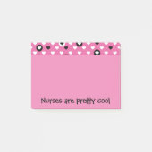 Krankenschwestern sind hübsche coole Herzen Post-it Klebezettel (Vorderseite)
