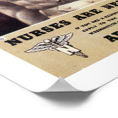 Krankenschwestern sind jetzt nötig! poster (Ecke)