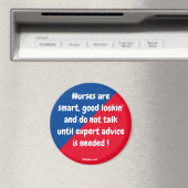 Krankenschwestern sind klug ... Fun Magnet (In Situ (Geschirrspüler))