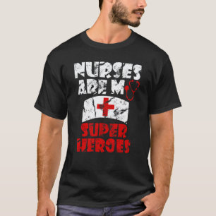 Krankenschwestern sind meine Superhelden lustig T-Shirt