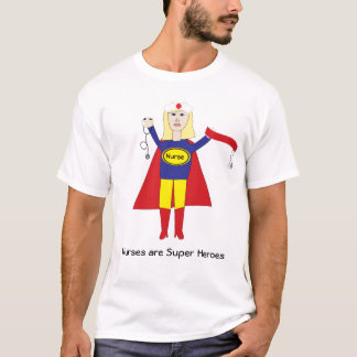 Krankenschwestern sind Super-Helden (Blonde) Shirt