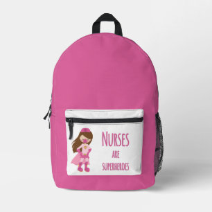 Krankenschwestern sind Superhelden Bedruckter Rucksack