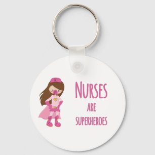 Krankenschwestern sind Superhelden Schlüsselanhänger