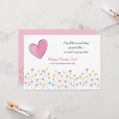 Krankenschwestern sind voll vom Herzen Karte (Vorderseite/Rückseite Beispiel)