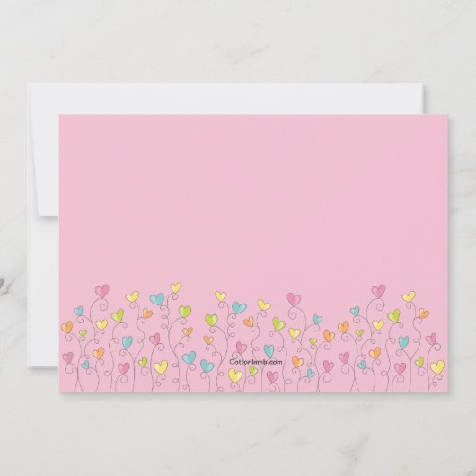 Krankenschwestern sind voll vom Herzen Karte (Rückseite)