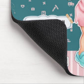 Krankenschwestern tun dies mit der Liebe Custom Nu Mousepad (Ecke)