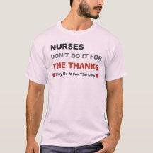 Krankenschwestern tun es nicht für das Dankeschön,