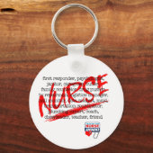 Krankenschwestern und ihre vielen Jobs - Was macht Schlüsselanhänger (Vorderseite)