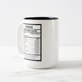 Krankenschwestern und medizinischer Hilfskraft Fun Zweifarbige Tasse (Vorderseite Links)