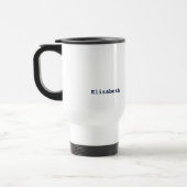 Krankenschwestern verbessern das Leben. Lächelnder Reisebecher (Links)