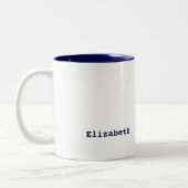 Krankenschwestern verbessern das Leben. Lächelnder Zweifarbige Tasse (Links)