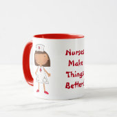 Krankenschwestern verbessern tasse (Vorderseite Links)
