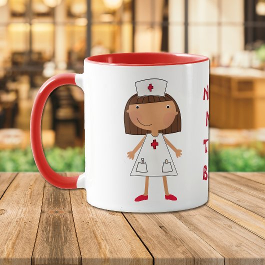 Krankenschwestern verbessern tasse