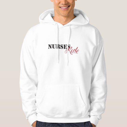 Krankenschwesterregel Hoodie (Vorderseite)