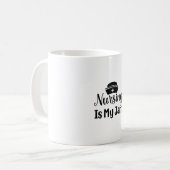 Krankenspende Pflege ist mein Jam Kaffeetasse (Vorderseite Links)