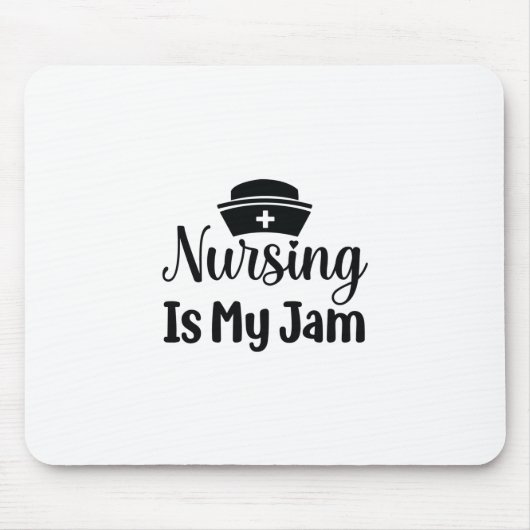 Krankenspende Pflege ist mein Jam Mousepad (Vorne)