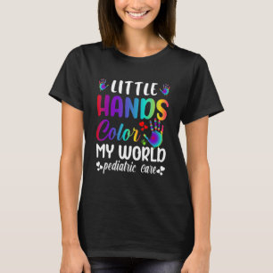 Krankenspital - Kleine Hände Farbe meine Welt Pedi T-Shirt